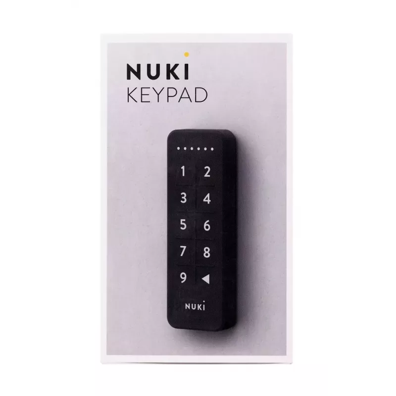 Älylukko NUKI — Bluetooth (5.0) IP65 koodilukko CR2032-paristot sisältyvät