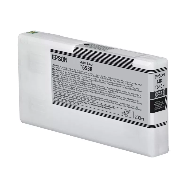 Värikasetti Epson C13T65380N mattamusta 200 ml alkuperäinen yksittäispakkaus