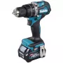 Makita XGT HP002GA202 40 V akkukäyttöinen iskuporakone/ruuvinvääntäjä, 2 akkua 2,0 Ah