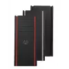 BitFenix Mesh-Stripes Shinobi Midi Tower -kotelolle, punainen