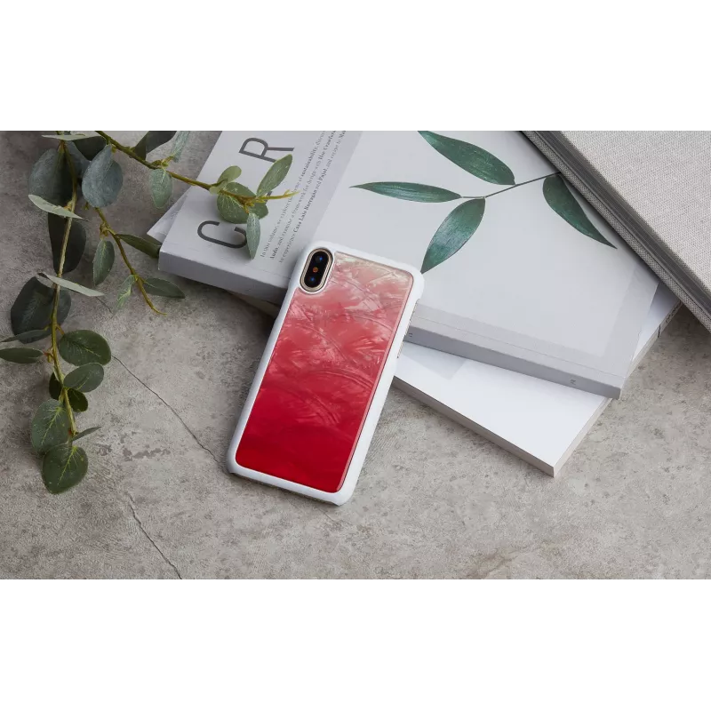 Puhelinkotelo iKins iPhone XS / iPhone X — Pink Lake White suojakotelo