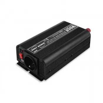 Jännitemuunnin Volt 24V–230V siniaalto 500/1000W malli 23859