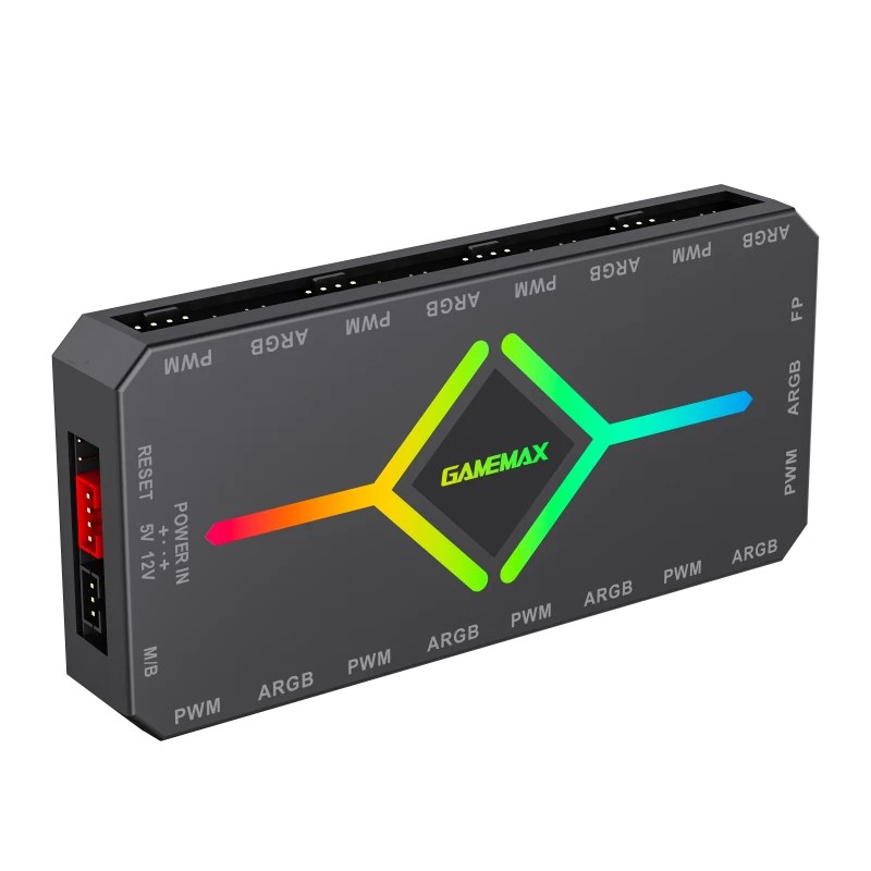 Gamemax | kaukosäädin | V4.0 ARGB PWM HUB BK | musta | Gamemax