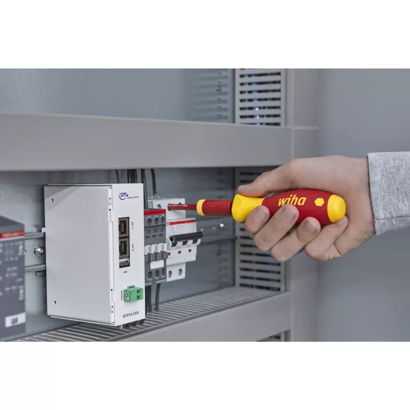 Vääntömomenttisovitin Wiha easyTorque 1,2 Nm punainen/keltainen SlimBits SlimVario