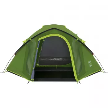 Coleman kupoliteltta Darwin 4 Plus Blackout — 4 hengen tunneliteltta eteisellä, tummanvihreä/vaaleanvihreä