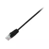 Ethernet-kaapeli V7 CAT6 UTP 0,5 m musta