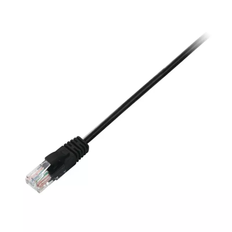 Ethernet-kaapeli V7 CAT6 UTP 0,5 m musta