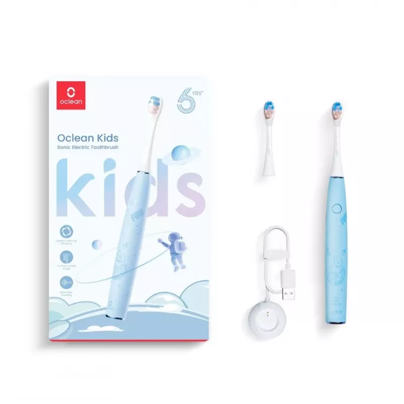 Hammasharja Oclean Kids lapsi sininen