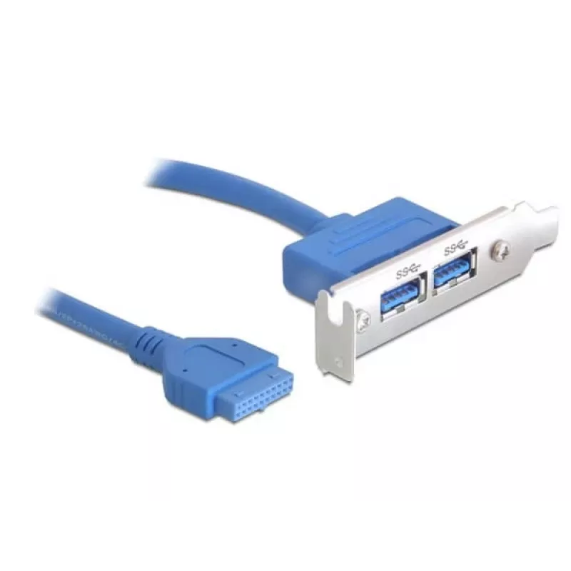 DeLOCK 82976 USB 3.0 -kaapeli 2 x USB 3.0-A 0,4 m