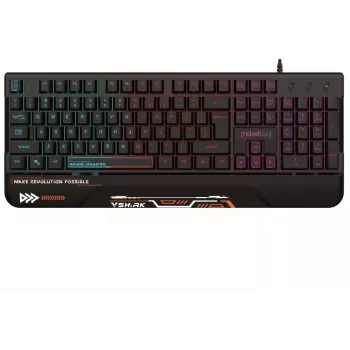 Mekaaninen pelinäppäimistö täysikokoinen Rebeltec Full size game keyboard SHARK