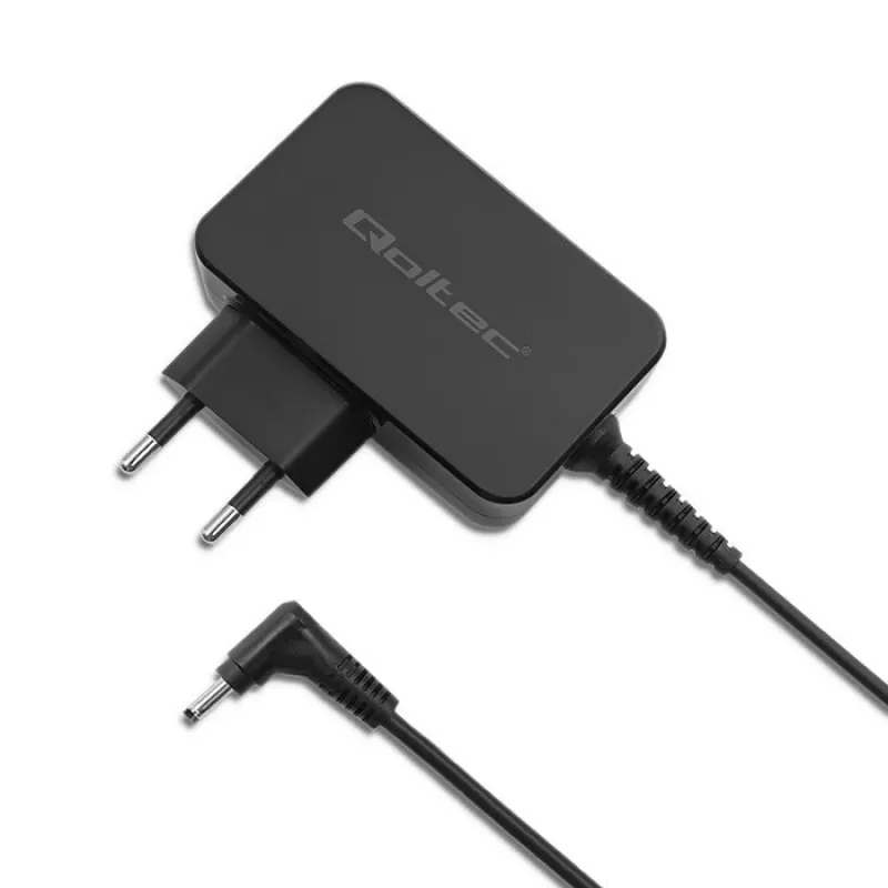 Virtalähde Qoltec 51032 45W sisäkäyttöön musta kannettaviin