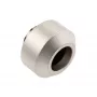 Hardtube-liitin OPTIMUS 12 mm jäykille putkille, satiininen nikkeliviimeistely