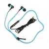 In-Ear-kuulokkeet vetoketjumallilla ja mikrofonilla