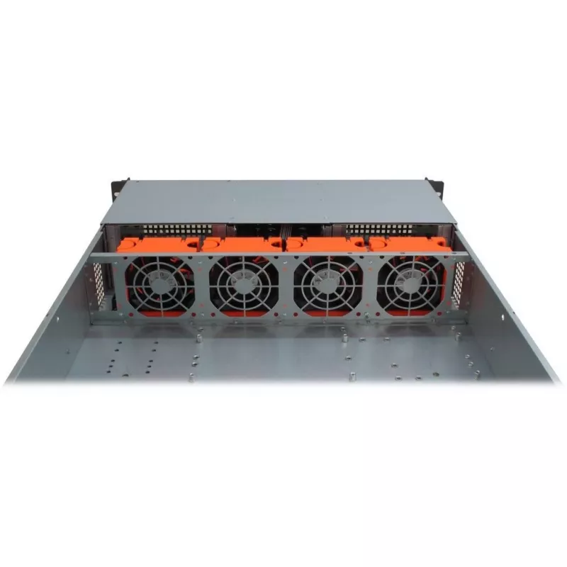 Inter-Tech IPC 2U-20255 - rack-asennus - 2U - Full AT - ei virtalähdettä (EPS2U) - USB (88887105)