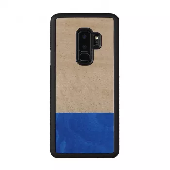 Älypuhelinkotelo man and wood Galaxy S9 Plus — kyyhkynmusta