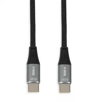 iBOX IKUTC USB-C-kaapeli 60W 2m musta