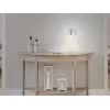 Beper P201UTP117 ladattava LED-pöytävalaisin, 1,5 W, kosketuskytkin, himmennettävä, 33 mm pullosovitin, vedenkestävä, hopea