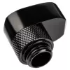 Alphacool 17601 liitin — messinkinen tietokoneen jäähdytysjärjestelmän liitin, musta, 1 kpl