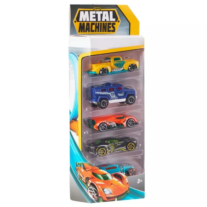 Zuru Metal Machines pienoisautot (5 kpl) 1:64, sarja 2, sekalaisia malleja