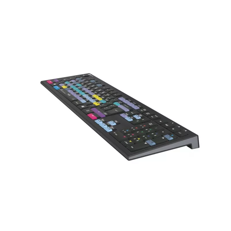 Näppäimistö Logickeyboard ASTRA 2 USB AZERTY englanti musta