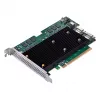 Broadcom MegaRAID 9670W-16i RAID-ohjain, 16 kanavaa, Tri-Mode SAS 24 Gb/s / SATA 6 Gb/s / NVMe, PCIe 4.0 x16, 8 GB, RAID 0/1/5/6/10/50/60, MD2, 240 SAS / 32 NVMe laitetta