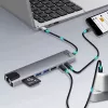 MEDIA-TECH USB-KESKITIN 8 IN 1 GIGA LAN HUB MT5046