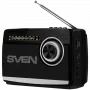 Kaiutin SVEN SRP-535, musta (3W, FM/AM/SW, USB, microSD, taskulamppu, akku)