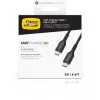 Otter Products OtterBox - USB-kaapeli - 24-pin USB-C (uros) - 24-pin USB-C (uros) - USB 2.0 - 3 A - 2,0 m - musta (78-81357)