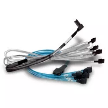 SAS-kaapeli BROADCOM 05-60005-00 — 1 m, x8 SFF-8654 - 2× U.2 SFF-8639