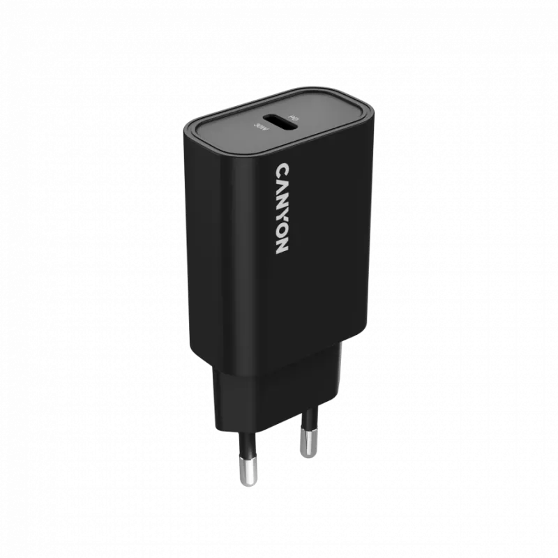 CANYON OnCharge 30CL 30 W PD seinälaturi 1-fach EU-pistoke musta