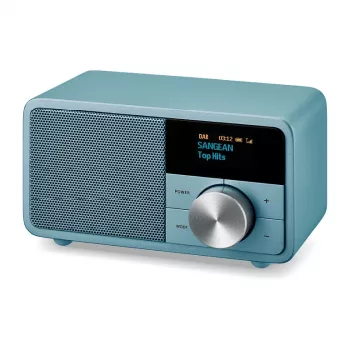 Sangean DDR-7 Norse Blue pöytäradio, DAB+, FM, AUX, Bluetooth, turkoosi