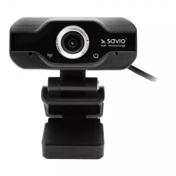Savio verkkokamera web-kamera USB Full HD sisäänrakennetulla mikrofonilla