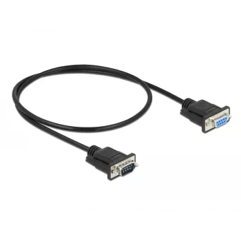 Sarjakaapeli DeLOCK 86613, musta, 0,5 m, RS-232