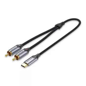 Vention USB-C 2RCA-uros audiokaapeli, 2 m