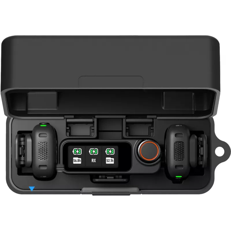 PULUZ silikoninen suojakotelo DJI Mic 3 -latauskotelolle (musta)