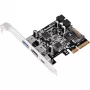 SilverStone ECU05 - USB-sovitin - PCIe 2.0 x2 Low Profile - USB 3.1 Type-C x 1 + USB3.0 x 2 + USB3.0 (sisäinen) x 2 (SST-ECU05)