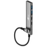 Goobay Slim 4-porttinen USB-keskitin USB-C - USB-A 5 Gbit/s - Plug USB 3.2 (76563)