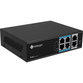 Kytkin Milesight MS-S0204-EL 4-porttinen 1 Gigabit Ethernet hallitsematon kytkin