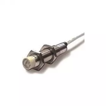 Valosähköinen anturi Datalogic BASIC M12 — harmaa kotelo, messinkirunko, 0,5 kHz, 0,2 A, 48,4 mm syvyys
