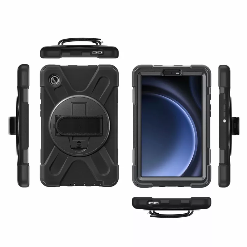 Kotelo 4smarts Galaxy Tab A9 22,1 cm (8,7 tuumaa) musta