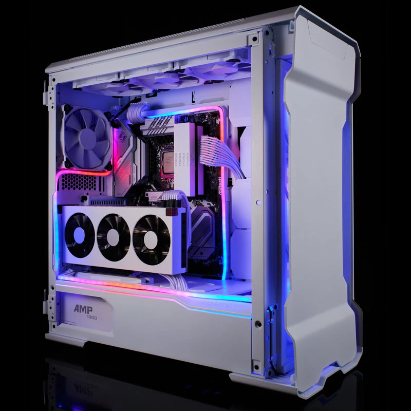 Phanteks Neon Digital RGB -LED-nauha, 55 cm, valkoinen (PH-NELEDKT_M5_WT01)