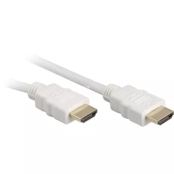 High Speed HDMI-kaapeli Ethernetillä valkoinen, 2 metriä