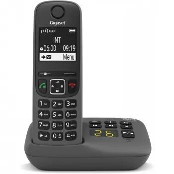 Analoginen/DECT-puhelin Gigaset AE690A numeronäyttö langaton käsipuhelin antrasiitti
