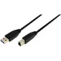 Logilink - USB-kaapeli - USB Type-A 9-pin (uros) - USB Type-B 9-pin (uros) - 1 m (USB 3.0) (CU0023)