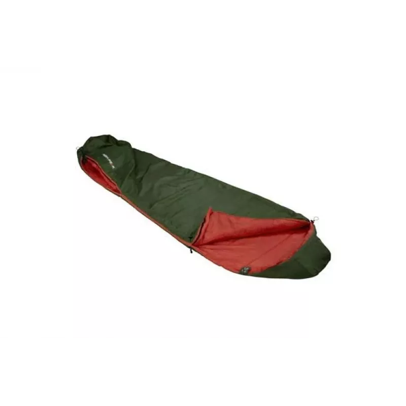 High Peak Lite Pak 1200 makuupussi polyesteri vihreä, punainen 23263