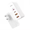 Matkalaturi Baseus GaN2 Pro Quick 2x USB + 2x USB-C, 100W, EU (valkoinen)
