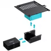 PC-kotelo Jonsbo N10 Mini-Tower ITX hopea