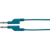 Mittajohto Voltcraft MS5/BL 4 mm banaanipistoke, 5,00 m, sininen