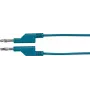 Mittajohto Voltcraft MS5/BL 4 mm banaanipistoke, 5,00 m, sininen