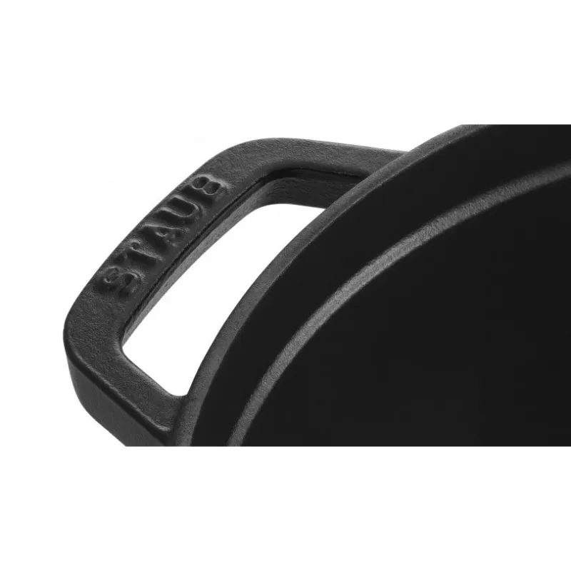 Staub La Cocotte 20 cm pyöreä, musta, valurauta (40509-487-0)